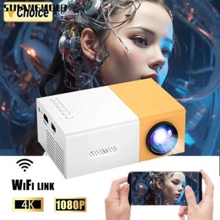 SIJIANGMOLD Máy chiếu Ultra-, Máy chiếu di động Mini rạp hát tại nhà USB, Máy chiếu trẻ em YG300 tại nhà