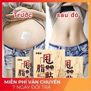   Hộp 40 miếng  dán tan mỡ bụng giảm mỡ bụng cấp tốc detox giảm cân an toàn giảm mỡ toàn thân tan mỡ  cao_nhien_thith  