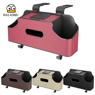 Allgoods Bộ sắp xếp ghế sau ô tô, Móc treo Thiết kế phân vùng Giá đỡ cốc uống nước trên ô tô, Dễ dàng lắp đặt Giá đỡ điện thoại tiết kiệm không gian chống nước Hộp đựng khăn giấy xe Chuyến đi đường bộ