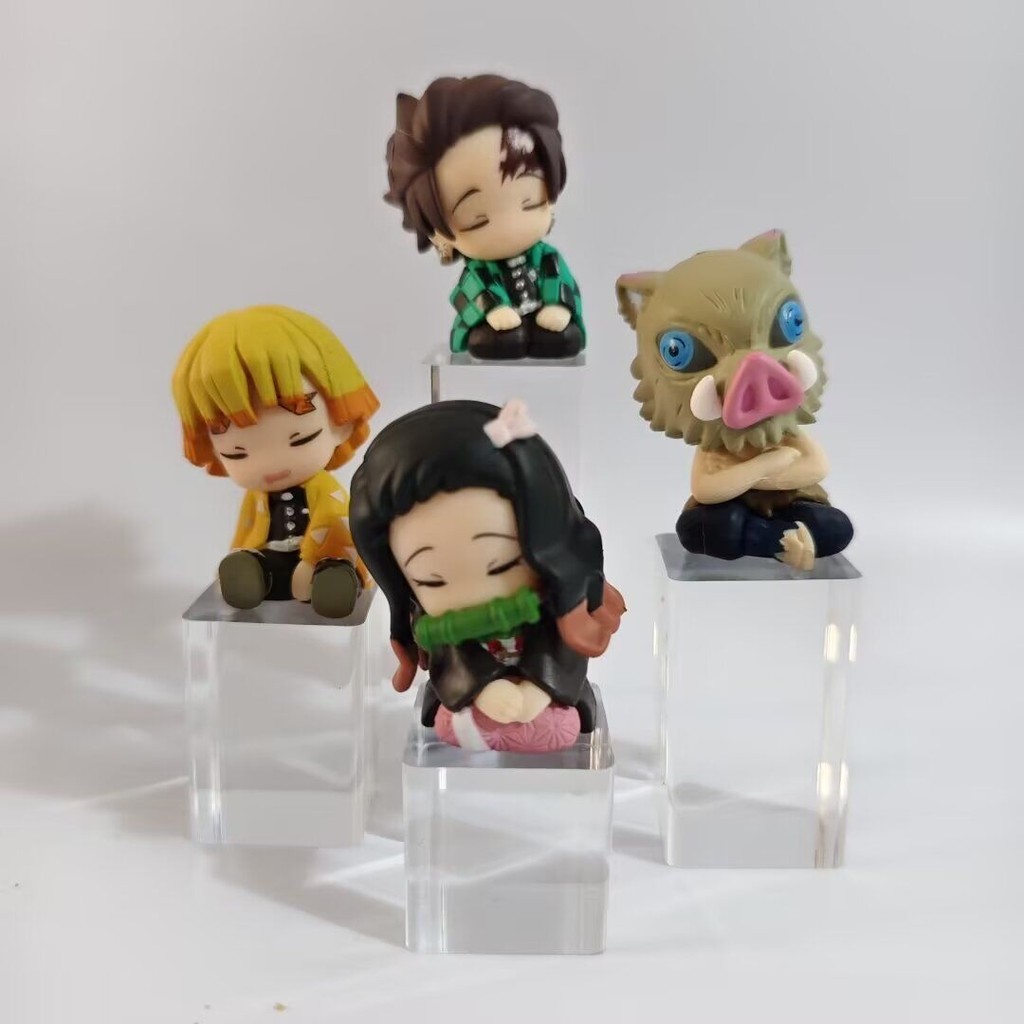 Qposket Demon Slayer: Kimetsu no Yaiba Tanjiro, Nezuko, Zenitsu, Giyu, Inosuke Qposket Nhân Vật Hành
