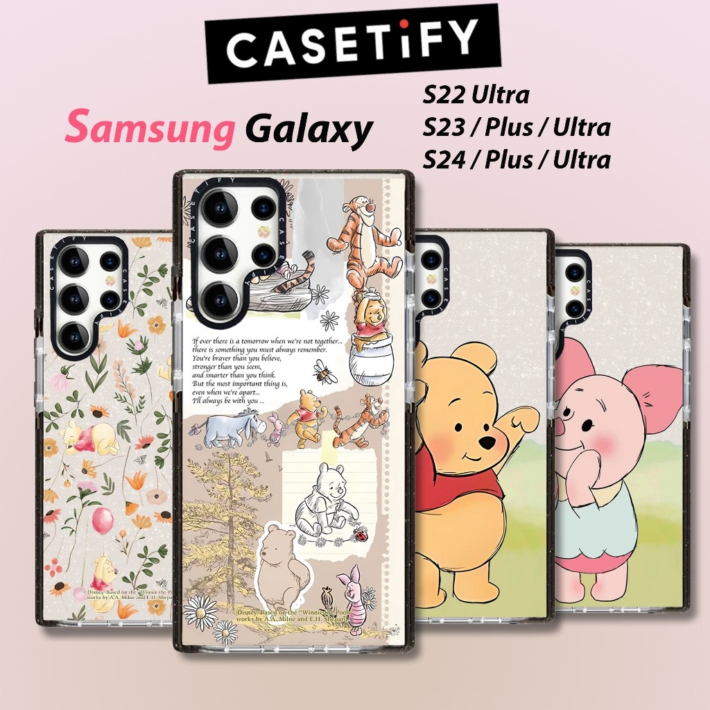 Ốp lưng Winnie the Pooh casetify samsung Vỏ điện thoại cho Samsung Galaxy S26Ultra S25Ultra S24Ultra