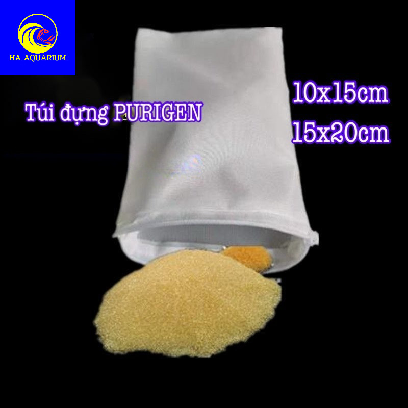 Túi Đựng Purigen Có Khóa Kéo - Túi Nano Đựng Vật Liệu Lọc Bể Cá ,