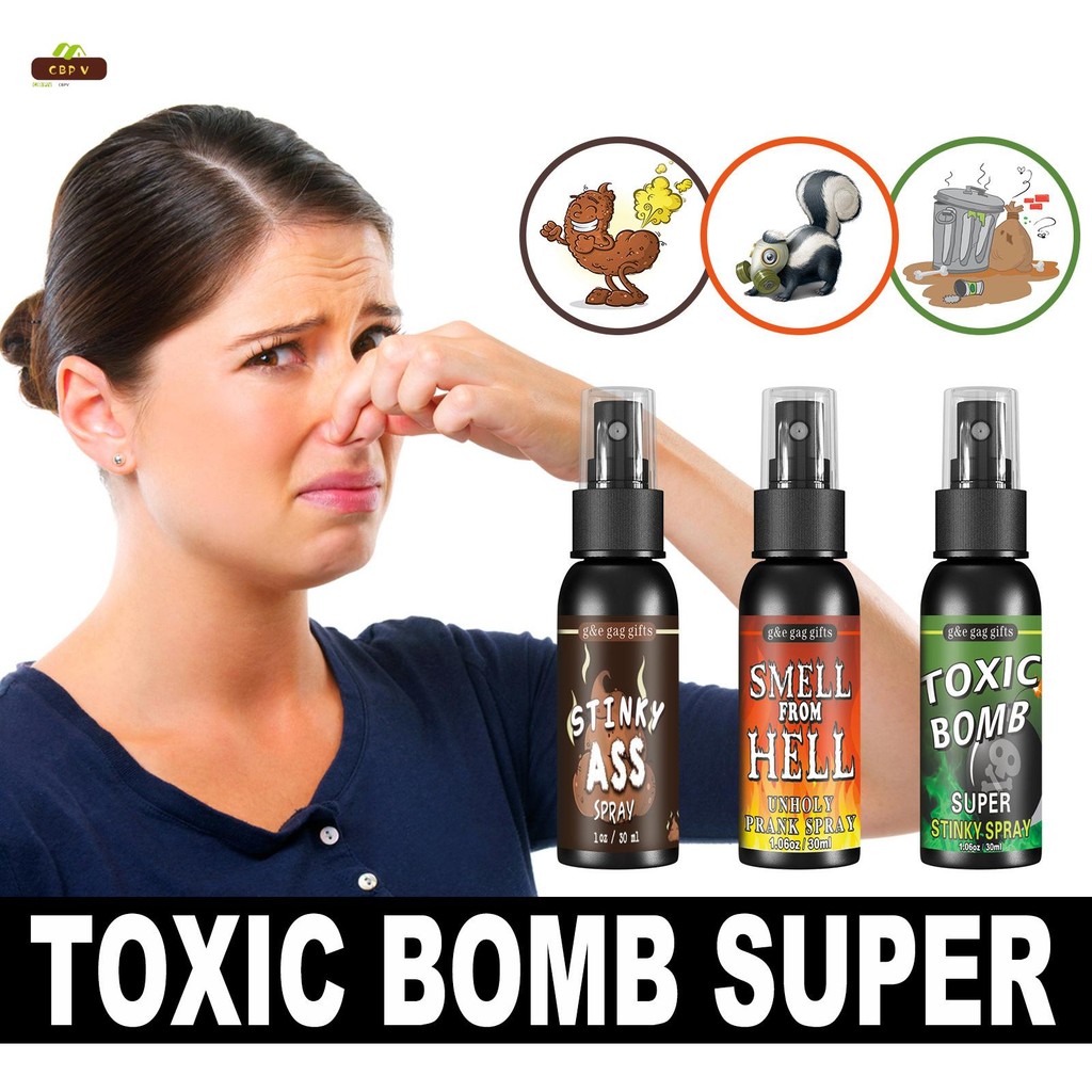 30ml Potent Ass Fart Spray Không độc hại Stinky Ass Fart Spray Prank Hilarious Gag Quà tặng cho ngườ