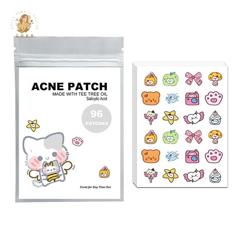 [HAI] 96 Miếng Dán Mụn Hình Hỗ trợ giảm mụn Miếng Dán Điều Hỗ trợ giảm mụn Vô Hình Loại Bỏ Mụn Miếng