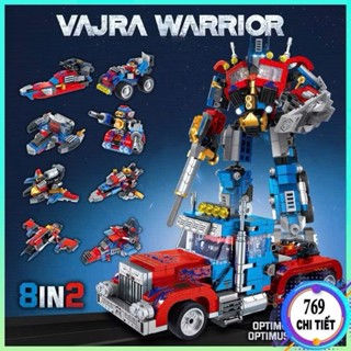  Đồ Chơi Lắp Ráp Xếp Hình Mô Hình ROBOT Transformer OPTIMUS Lắp Ráp Robot Người Máy 