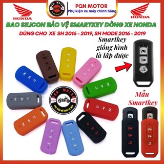 Bọc (Bao) Silicon Cho Chìa Smartkey Sh 2016-2019, Sh Mode 2016 - 2019, PCX 2016 - 2020