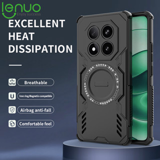 Ốp Điện Thoại Từ Tính Lenuo Cho Redmi Note 14 Pro Plus 14C Poco F7 Ultra X7 F6 X6 K70 K80 K70E Turbo 4 5G 4G Vỏ Làm Mát Chống Sốc