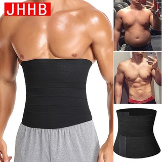 Jhhb Nam Body Shaper Bưa Ăn Tôi Lên Băng Quấn Eo Huấn Luyện Corset Tông Đơ Thắt Lưng Nén Dây Giảm Cân Giảm Béo Định Hình