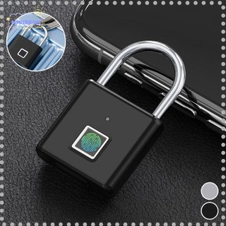 Khóa mật khẩu vân tay MYRONGVN, Ổ khóa vân tay thông minh chống trộm chống nước, Ổ khóa vân tay di động sạc USB sáng tạo