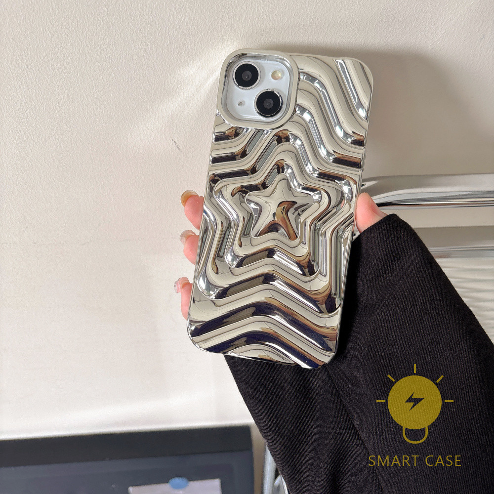Case For iPhone 14 Pro Max [Star 3D Shining] Phone Case For iPhone 16 Pro Max 15 14 Pro Max 13
