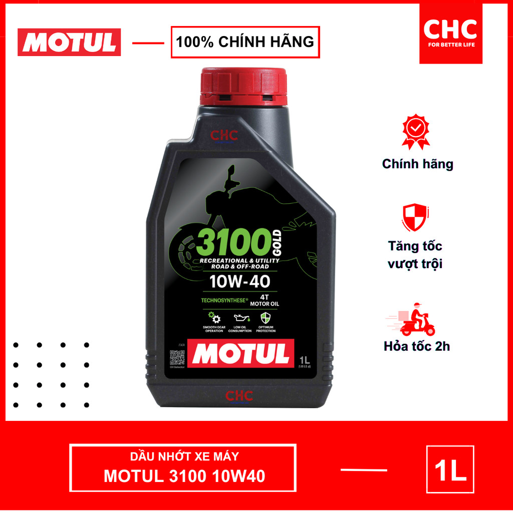 Dầu nhớt xe máy MOTUL 3100 GOLD 10W40