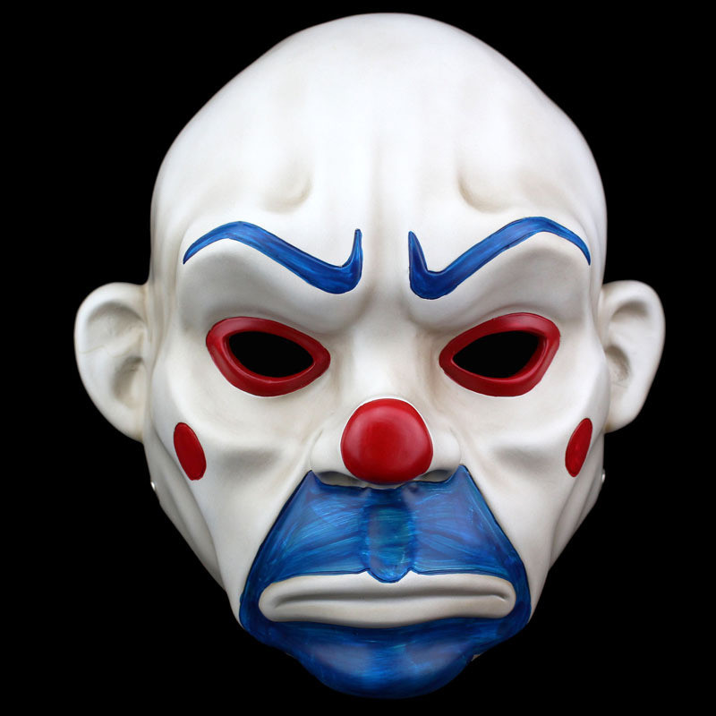 Collector 's Edition Batman Joker Robber Theme Prom Horror Resin Halloween Mask VMIP
