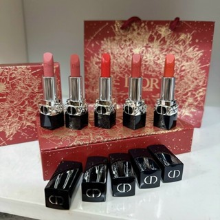  Set son Dio r mini 5 cây full box làm quà tặng son test SÉT ĐỎ 