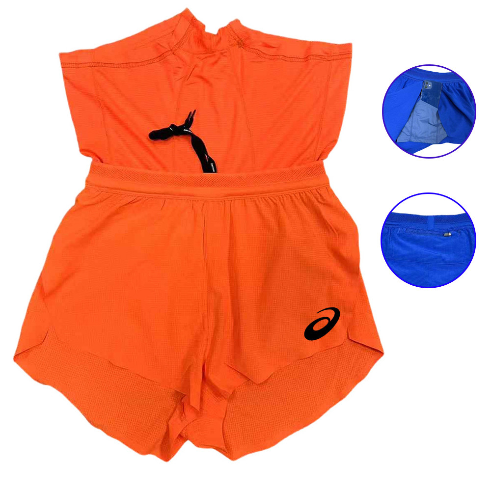 Men Running Shorts Fitness Quick Dry Jogging Training Marathon Sport Tight pcVX