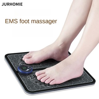 Máy mát xa chân điện JURHOMIE, Thảm Massage huyệt chân sạc USB xung, sưởi ấm 8 chế độ 19 cấp độ Cải thiện tuần hoàn máu Thảm Massage điện để thư giãn bàn chân