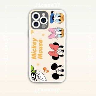 Ốp lưng iPhone Cạnh Vuông Samsung Xiaomi Oppo Chủ đề hoạt hình disney Mickey mouse nhân vật chuột Mickey vs chuột Minnie