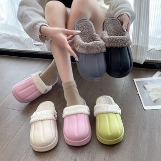 [M04]Dép Bông Ấm Nhiều Màu Cho Nam,Nữ, Dép Lông Chống Thấm Nước có thể Tháo Rời Giặt Dễ Dàng