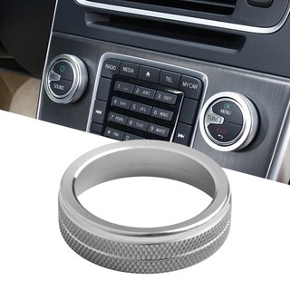 【Anna】For Volvo AC Knob Cover Ring for XC60 For S80 V40 Premium Aluminium Alloy