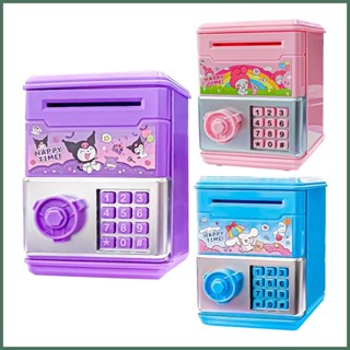 Máy ATM cho trẻ em Tiền thật Phim hoạt hình Điện tử Trẻ em Ngân hàng tiền có mật khẩu Ngân hàng đếm tiền lớn Dễ thương explanvn