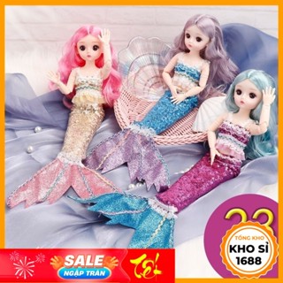  Búp bê nàng tiên cá 30cm có khớp búp bê barbie quà tặng sinh nhật đồ chơi cho bé gái E880 
