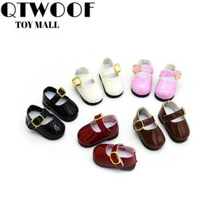 QTWOOF   Giày Búp Bê Mini Màu Cầu Vồng Cho Bé Gái DIY