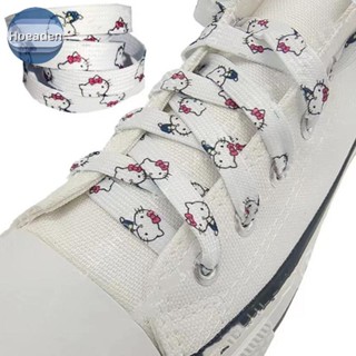  Hoeaden 2 Chiếc Sanrio Dây Giày Hoạt Hình Quế Kuromi Hello Kitty Thời Trang Đế Bằng Dây Giày Phụ Kiện Dây Giày 120cm Bé Gái Quà Tặng VN 