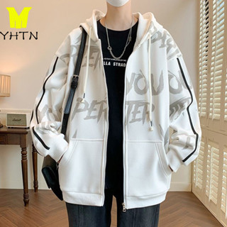  YHTN áo khoác nam hoodie khóa kéo nữ hodie zip hôdie chính hãng có dây hut  boy phố khoát cho hoôdie chất lượng cao Sản phẩm mới sweater nỉ áo khoác hoodie nam 