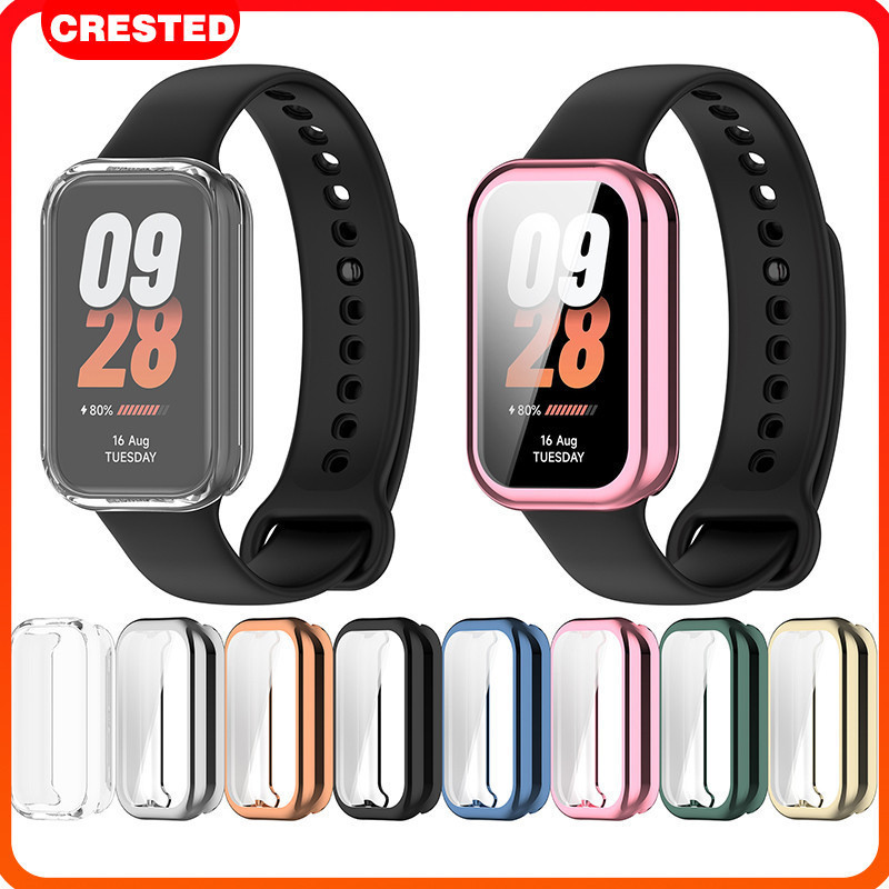 Ốp Bảo vệ toàn màn hình  TPU Mềm Cho Xiaomi Smart Band 8 Active Mi Band 8 Active/Redmi Band 2 Vỏ Bảo