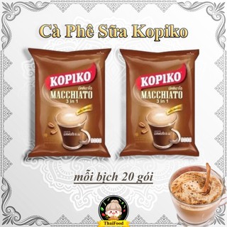   Thai_Food  Combo  2 bịch  cà phê KOPIKO Macchiato 40 gói *20gr 