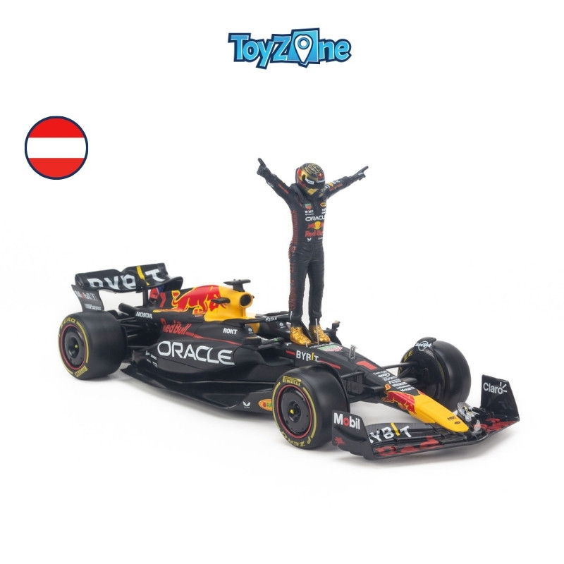 Mô hình xe F1 Oracle Red Bull RB19 W/ Driver 1:24 BBURAGO