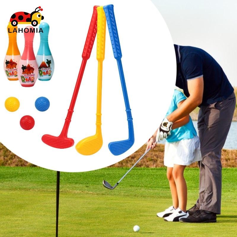 LAHOMIA Kids Golf Set Trẻ Em Golf Bowling Đồ Chơi Cho Trẻ Em 3 4 5 6 7 8 Tuổi Trẻ Em
