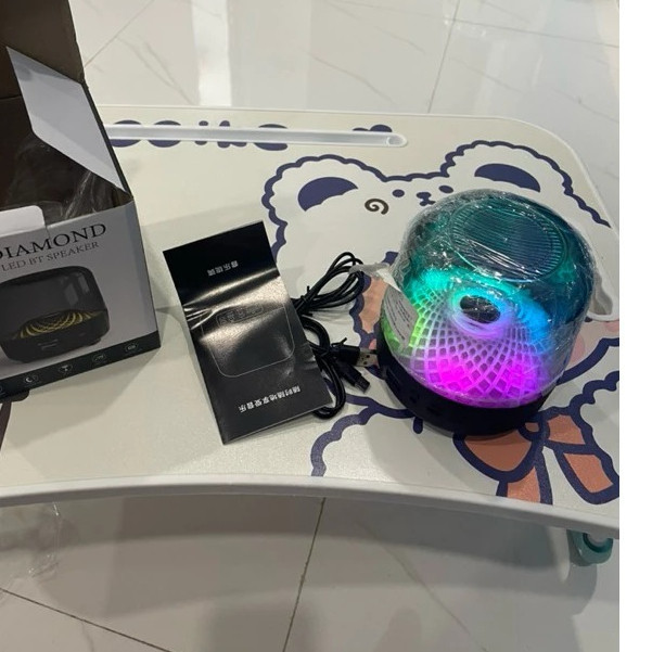 Loa Bluetooth mini BIG DIAMOND MQ-M4 , loa máy tính Led 360 siêu đẹp hàng nội địa trung pin trâu
