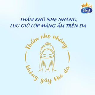 Khăn Khô Lau Mặt Silcot - Túi 40 miếng