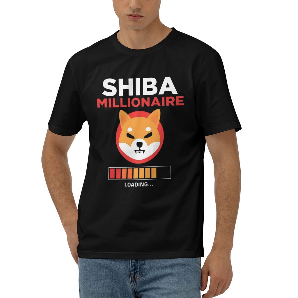 Shiba Inu Coin Millionaire Tải áo thun Cotton Crypto