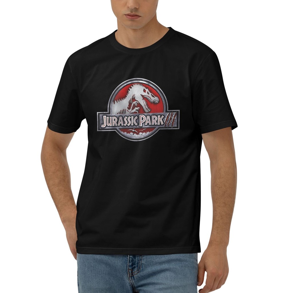 Áo thun Cotton Jurassic Park IIii Quần áo nam mới nổi bật