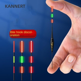 Phao câu cá điện tử KANNERT, Phao đèn báo trượt trôi, Phao chất lượng cao Tấn công đuôi dài 2 Phao câu cá bằng đá nhẹ Câu cá đêm