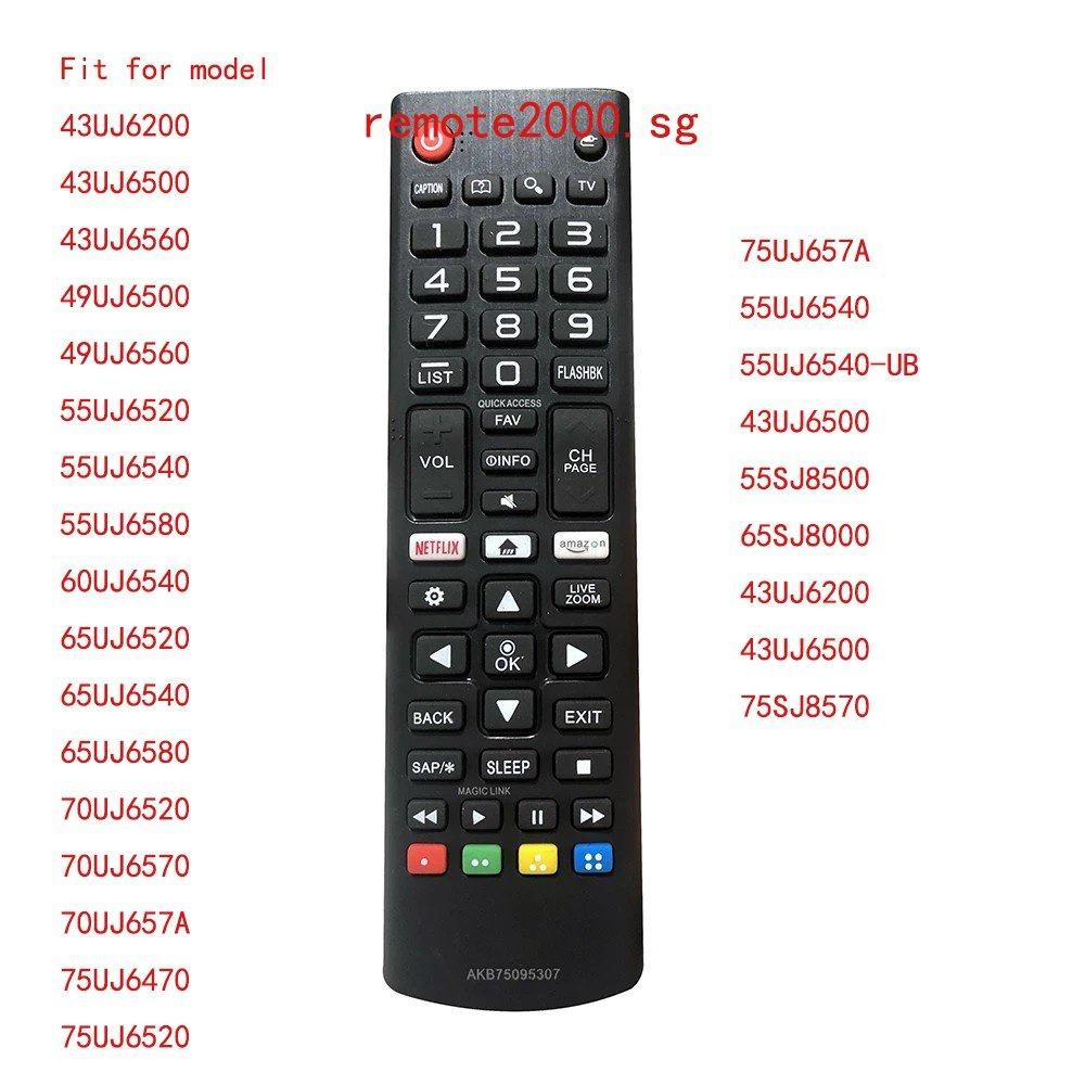 Thay thế AKB75095303 Điều Khiển Từ Xa Mới Cho 32LJ550D, 32LJ550D.AAU 32LJ610D 43LJ550T 43LJ550T AAU 