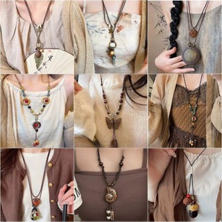 Vòng cổ cổ cổ điển Bohemian 2025 Vòng cổ bướm kiểu Trung Quốc mới