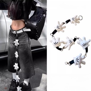 WEILINI Phong Cách Mới Mặc Nữ Mặt Dây Chuyền Hoạt Hình Găng Tay Nữ Mặt Dây Chuyền Phụ Kiện Thời Trang