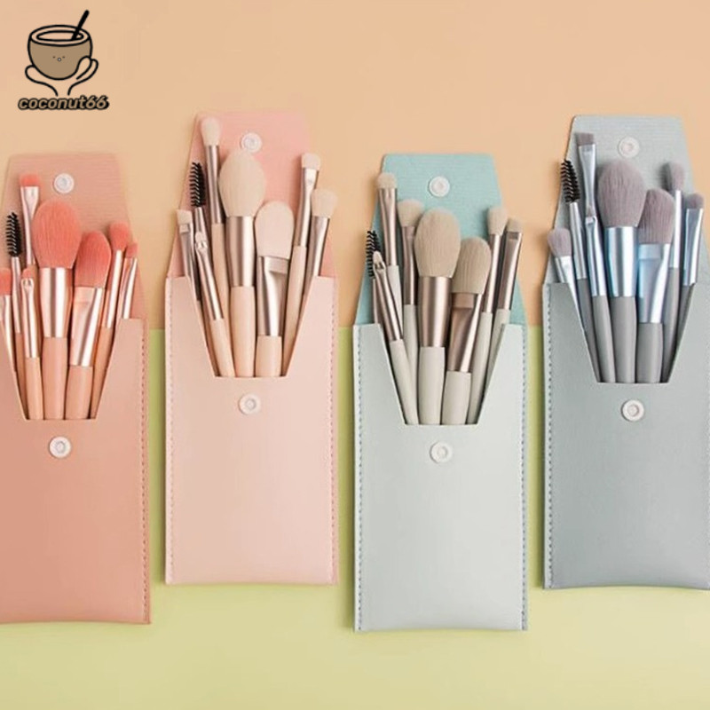 Cọ trang điểm 8 cọ nylon Cọ phấn mắt Cọ má hồng Cọ đánh phấn bóng. Bộ cọ làm đẹp mặt
