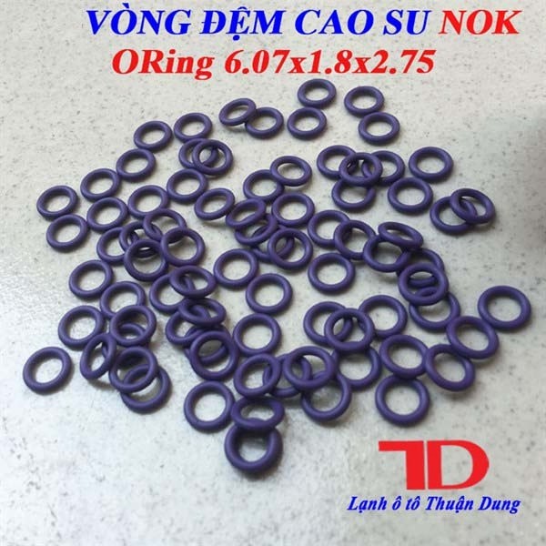 Vòng đệm cao su NOK, oring cao su 6.07x1.8x2.75, kín khít, chịu nhiệt, chống rò, dễ lắp, bền 02