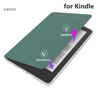 E-woitd Trong Suốt Có Thể Gập Lại Vỏ Bảo Vệ Cho Kindle Paperwhite 1 / 2 / 3 / 4 / 5 / 6 2024 2022 Oasis 2 / 3 E-Book Bảo Vệ Đầu Đọc Sách HNVN