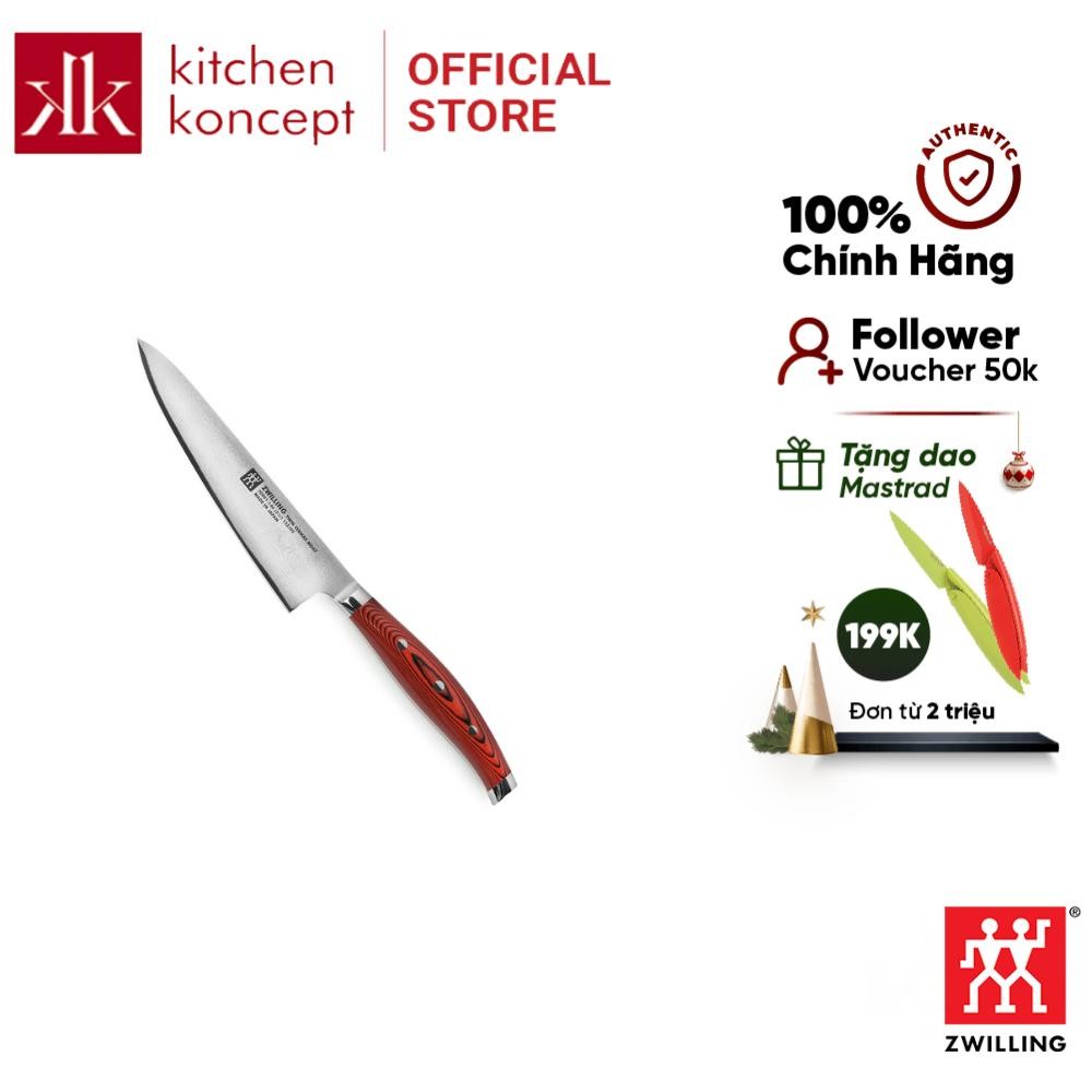 Dao cao cấp Zwilling Damascus Chef Compact Twin Cermax MD67 14cm với 133 lớp thép đặc biệt sản xuất tại Nhật