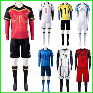 Yb Anime Blue Lock Jersey Cosplay Sae Hiori Chigiri Bastard Munchen Top Quần Short Thể Thao Trang Phục Bóng Đá Đồng Nhất Hội Trường