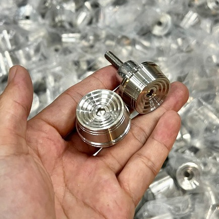 Gù Inox 304, Gù tay lái Inox 304 200gram tặng kèm cục đôn đồ chơi gù inox 304 Wave Sirius Exciter Va