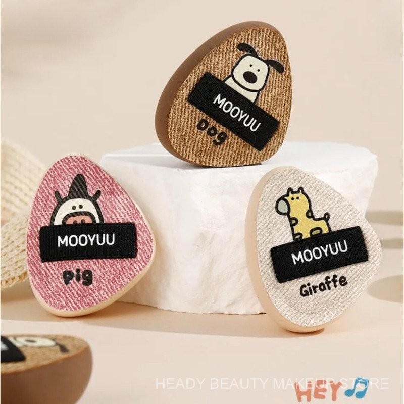 MOOYUU Bông phấn hoa nhài, bông phấn chi tiết mini, bông phấn cầm tay mini, kem che khuyết điểm ngón