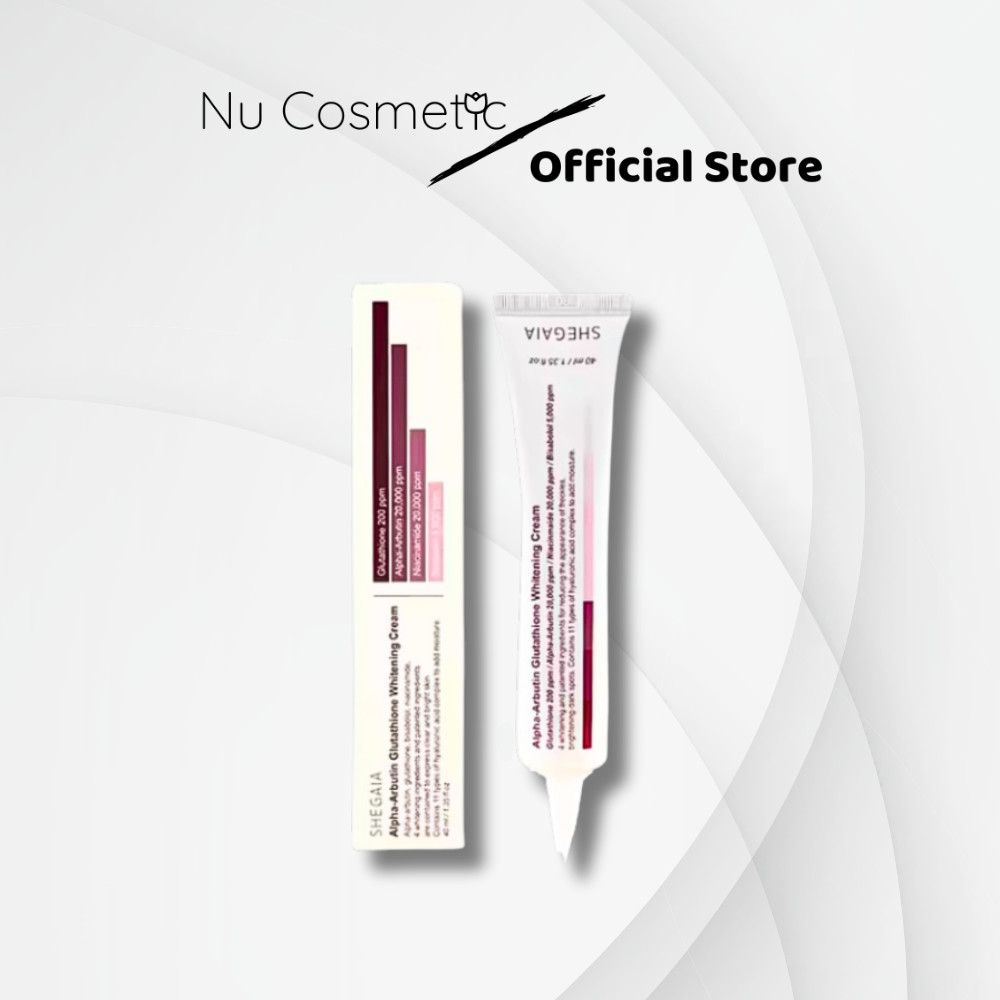 Kem dưỡng trắng da Alpha-Arbutin Glutathione Shegaia 40ml