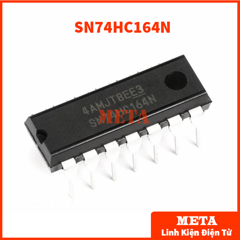 SN74HC164N Dip 14 Chân Cắm - SN74HC164 74HC164 HC164 74164 Cổng Si Tốc Độ Cao