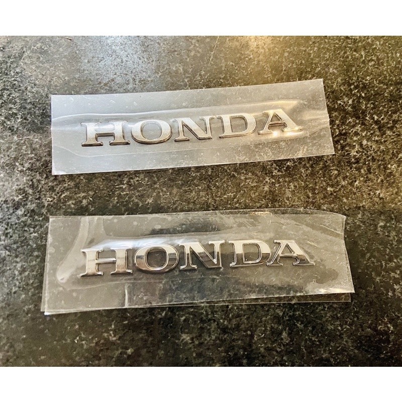 Tem chữ Honda Nạ XE MÁY AIR BLADE - VISION  Lead 2017 2018 2022 , PCX 2018  Trắng — Đỏ