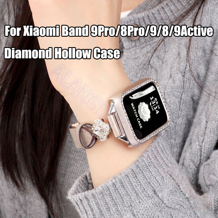 Xiaomi Smart Band 9 8 Pro Active Diamond Bảo vệ màn hình Khung cản trước cho Xiaomi Mi Band 9 8 Pro 